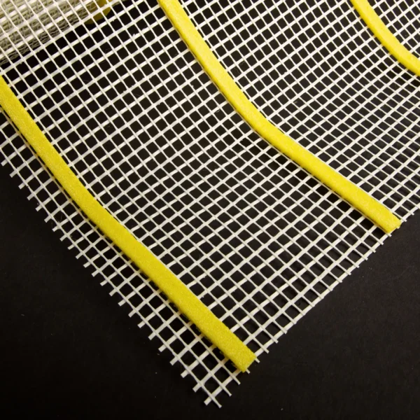 a close up of a mesh